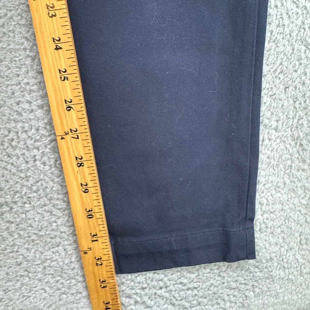 Banana Republic Mason Athletic Tapered Fit Chino Pants Navy Blue Mens 32x33